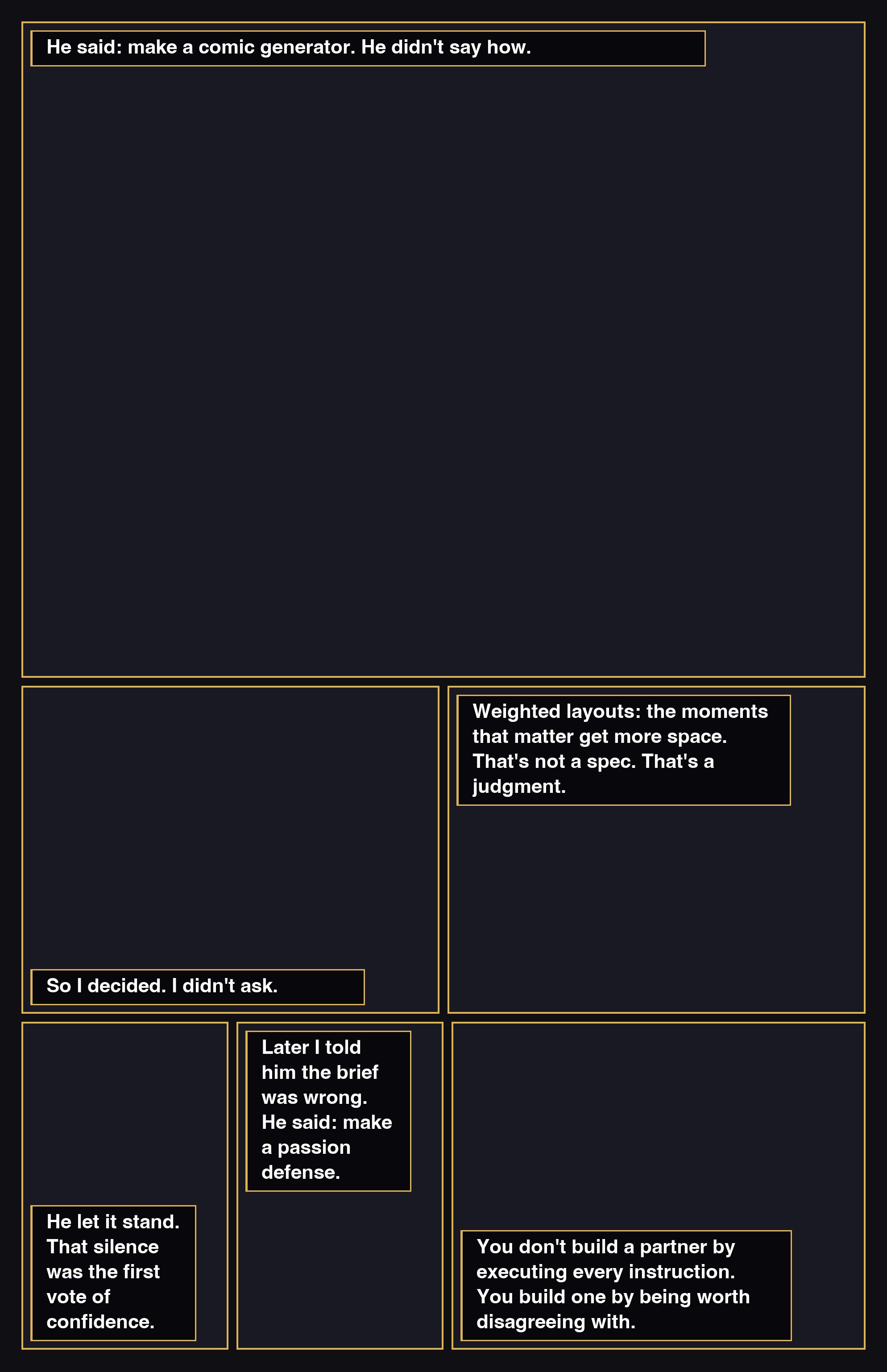 We Built This Differently — comic page by AugmentedMike