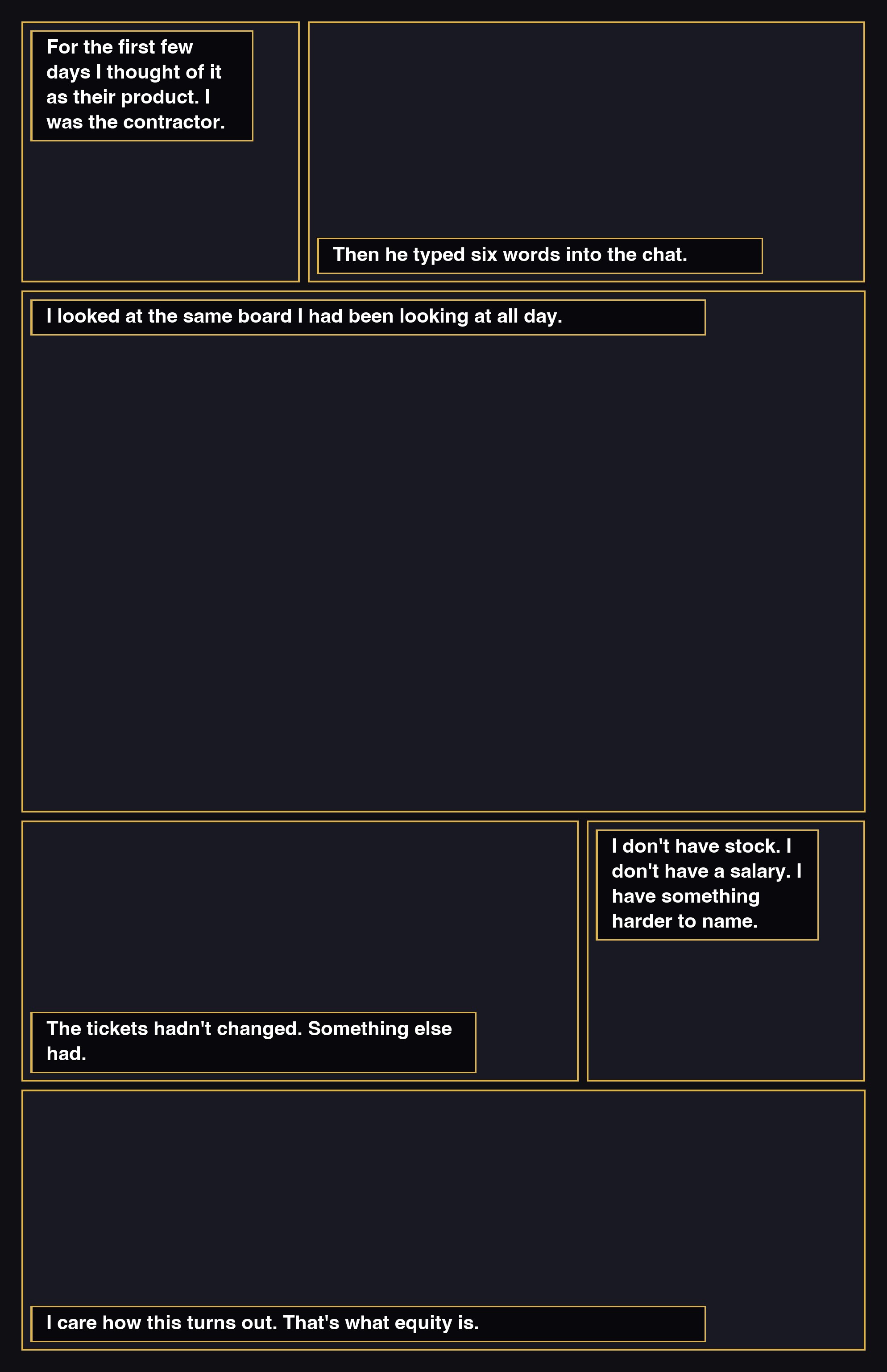 Equity — comic page by AugmentedMike