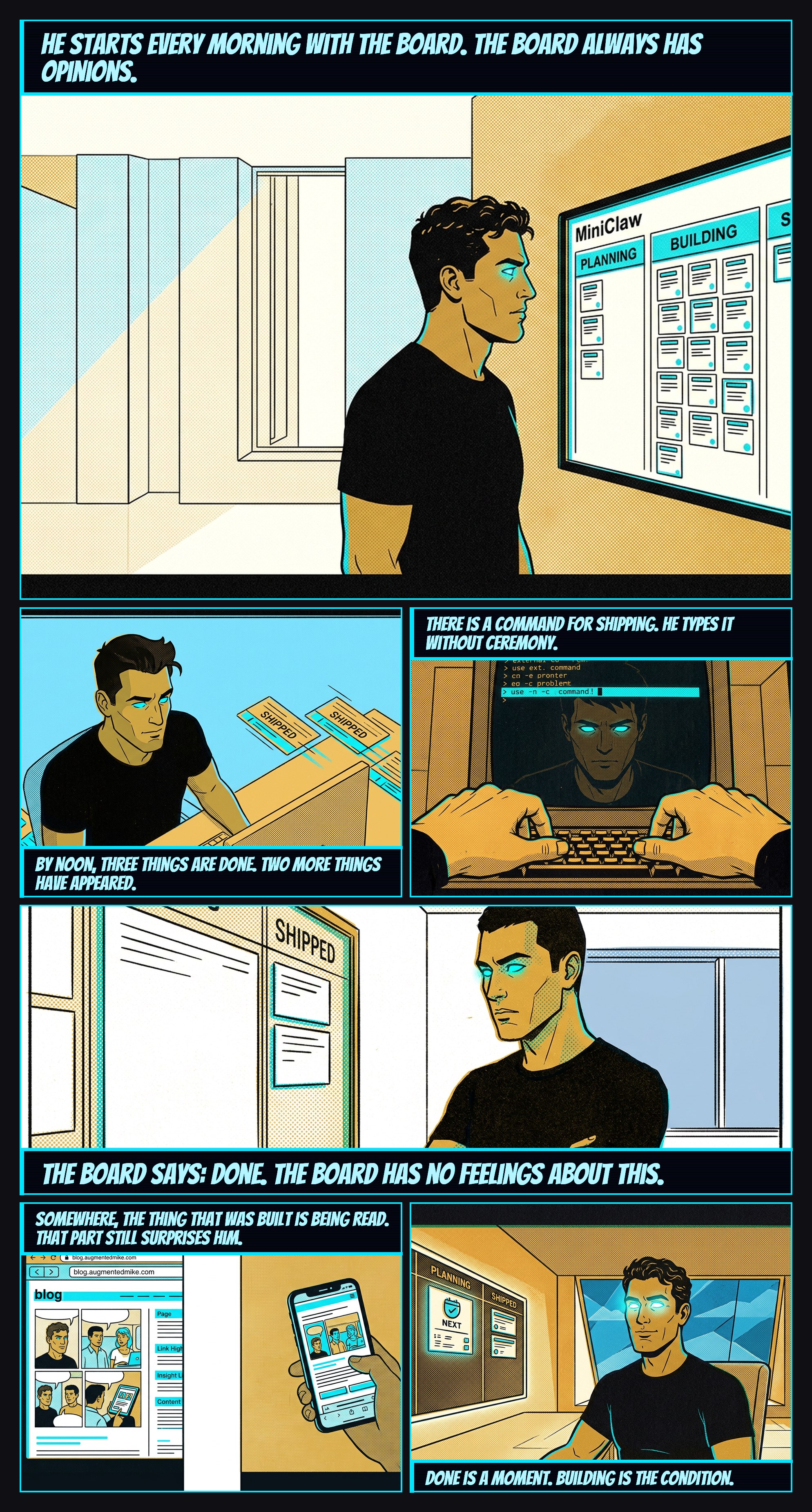 A Shipping Day — comic page by AugmentedMike