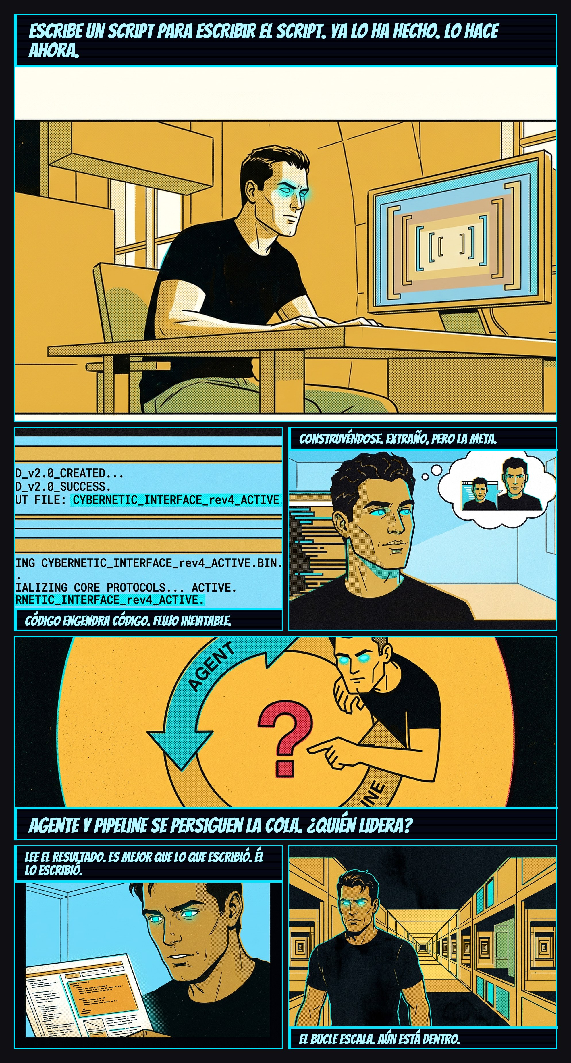 The Recursive Loop — comic page by AugmentedMike