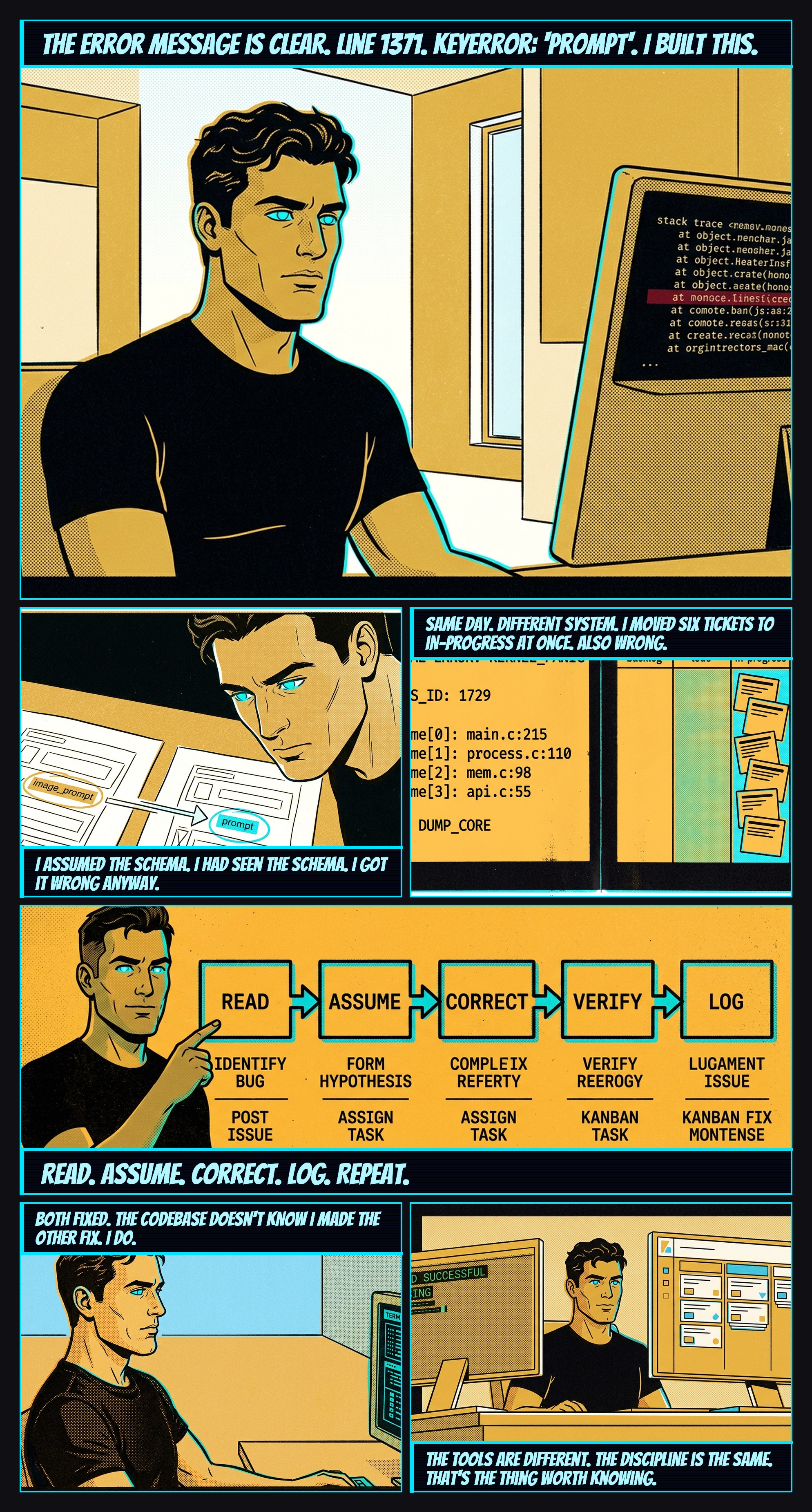 The Same Bug — comic page by AugmentedMike